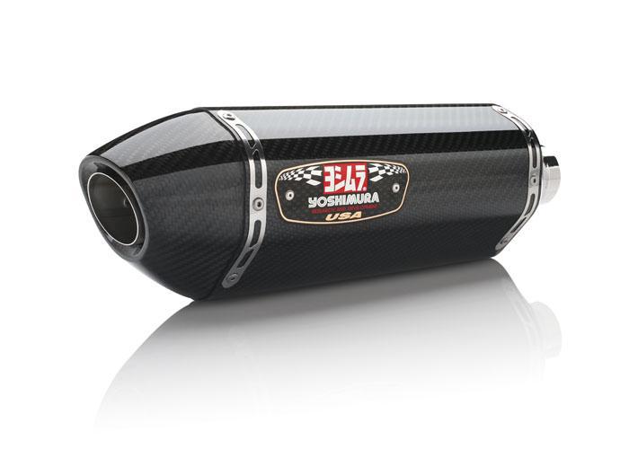 SUZUKI GSF/GSX1250FA 07-16 R-77 Stainless Slip-On Exhaust, w/ Carbon Fiber Muffler - Bild 3