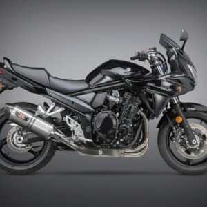 SUZUKI GSF/GSX1250FA 07-16 R-77 Stainless Slip-On Exhaust, w/ Stainless Muffler