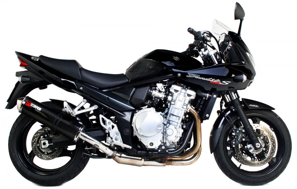 Suzuki GSF1250 Bandit 2007-2015 Factory Oval Slip-on Carbon Fibre Sleeve - Bild 4