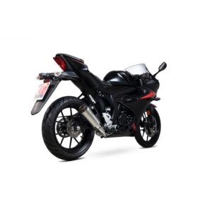 Suzuki GSX-R 125 / GSX-R 150 2017-2020 Red Power Full System Titanium Sleeve