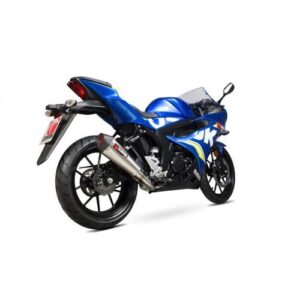 Suzuki GSX-R 125 / GSX-R 150 2017-2020 Serket Taper Full System Brushed Stainless Steel Sleeve