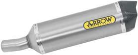 SUZUKI GSX-R1000 12 HOM. ALUMI- NIUM RACE-TECH SILENCER WITH CARBON END CAP FOR ORIGINAL AND ARROW COLLECTORS