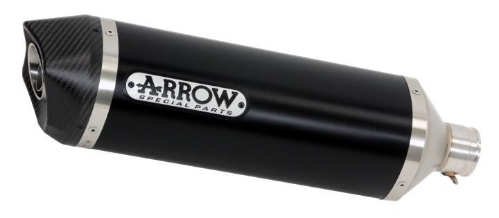 SUZUKI GSX-R 1000 17 HOMOL. ALUMINIUM DARK RACE TECH SILENCER WITH CARBON END CAP FOR ORIGINAL AND ARROW COLLECTORS