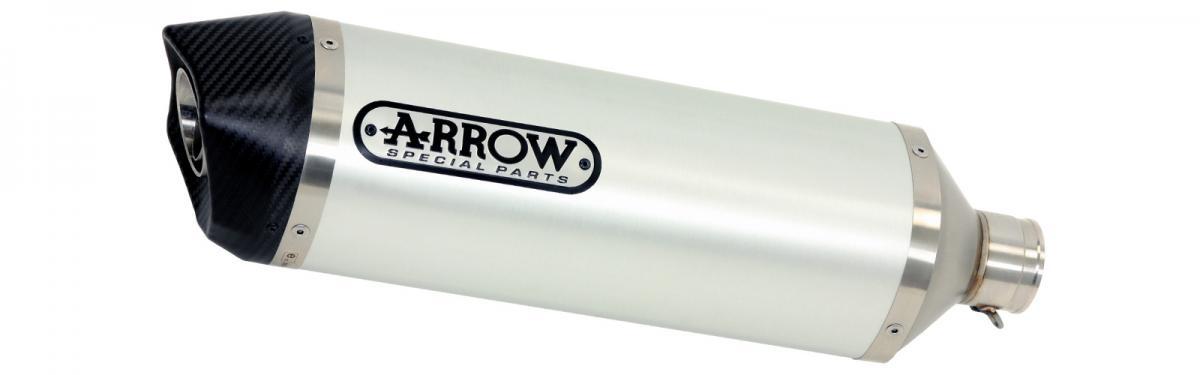 SUZUKI GSX-R 1000 17 HOMOL. ALUMINIUM RACE TECH SILENCER WITH CARBON END CAP FOR ORIGINAL AND ARROW COLLECTORS