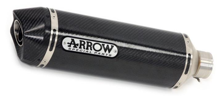 SUZUKI GSX-R 1000 17 HOMOL.CARBON RACE TECH SILENCER WITH CARBON END CAP FOR ORIGINAL AND ARROW COLLECTORS