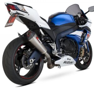 Suzuki GSX-R1000 2012-2016 Serket Taper Slip-on Brushed Stainless Steel Sleeve