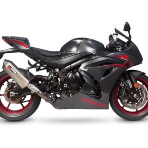 Suzuki GSX-R1000 2017-2018 Serket Parallel Slip-on Brushed Stainless Steel Sleeve