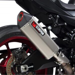 Suzuki GSX-R1000 2017-2018 Serket Parallel Slip-on Titanium Sleeve