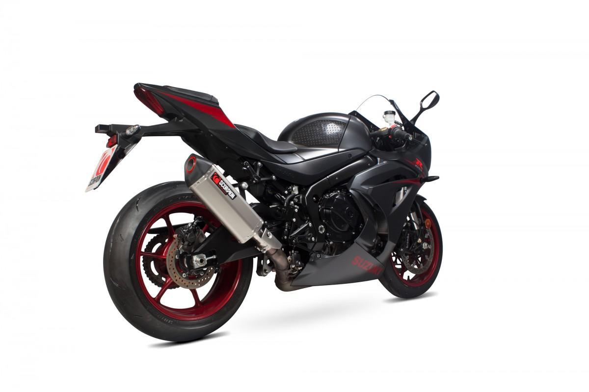Suzuki GSX-R1000 2017-2018 Serket Parallel Slip-on Titanium Sleeve - Bild 3