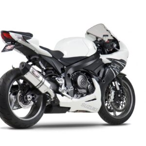 GSX-R600/750 11-23 R-77 Stainless Slip-On Exhaust, w/ Stainless Muffler