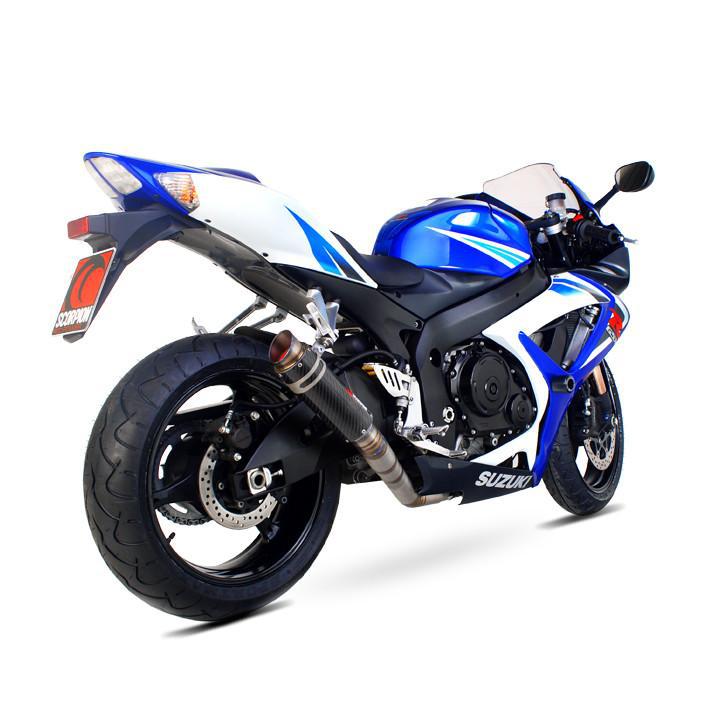 Suzuki GSX-R600 / GSX-R750 2006-2007 RP1-GP Slip-on Carbon Fibre Sleeve