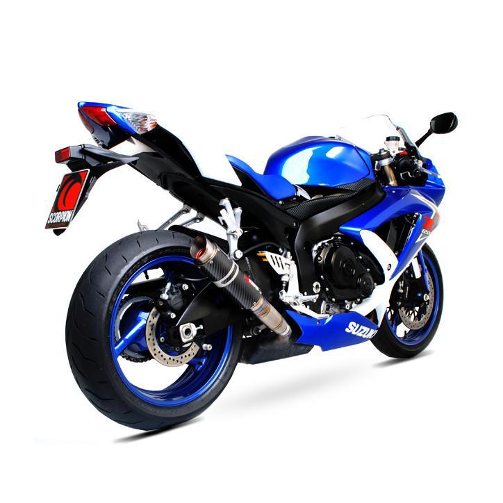 Suzuki GSX-R600 / GSX-R750 2008-2010 RP1-GP Slip-on Carbon Fibre Sleeve