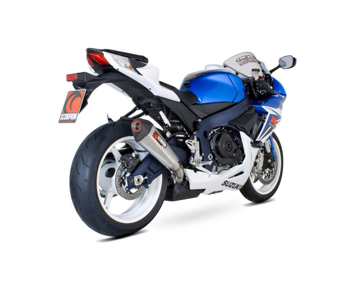 Suzuki GSX-R600 / GSX-R750 2011-2019 Serket Taper Slip-on Brushed Stainless Steel Sleeve