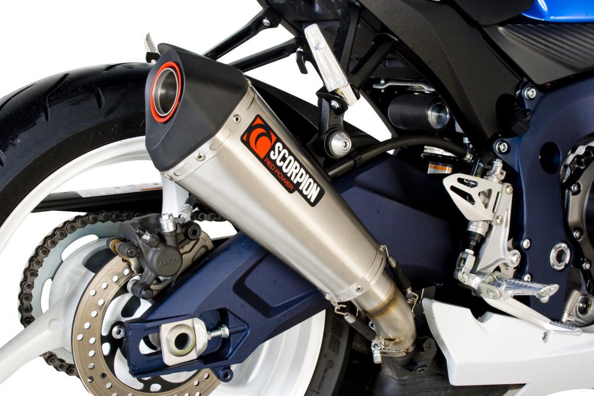 Suzuki GSX-R600 / GSX-R750 2011-2019 Serket Taper Slip-on Brushed Stainless Steel Sleeve - Bild 3