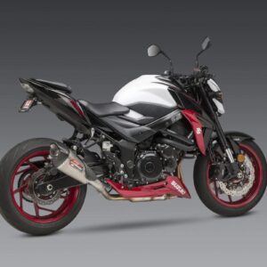 GSX-S750/Z 18-22 AT2 Stainless Slip-On Exhaust, w/ Stainless Muffler
