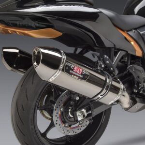 SUZUKI HAYABUSA 2022 Race R-77 Dual Stainless Slip-On Exhaust, w/ Onyx Mufflers and End-caps