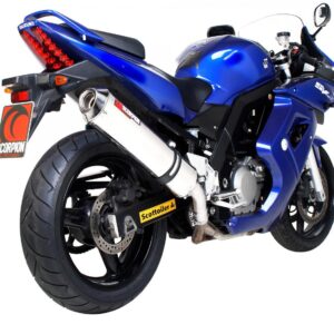 Suzuki SV650 2004-2015 Factory Oval Slip-on Polished Stainless Steel Sleeve
