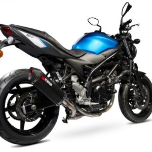 Suzuki SV650 (2016-2021) / SV650 X, (2018-2021) 2016-2021 Serket Parallel Slip-on Carbon Fibre Sleeve