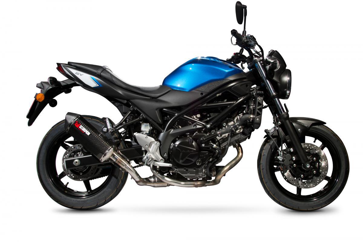 Suzuki SV650 (2016-2021) / SV650 X, (2018-2021) 2016-2021 Serket Parallel Slip-on Carbon Fibre Sleeve - Bild 2