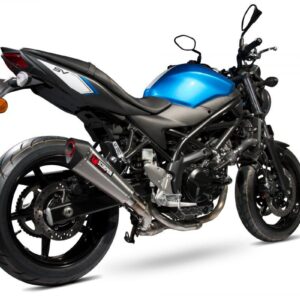 Suzuki SV650 (2016-2021) / SV650 X, (2018-2021) 2016-2021 Serket Taper Slip-on Brushed Stainless Steel Sleeve