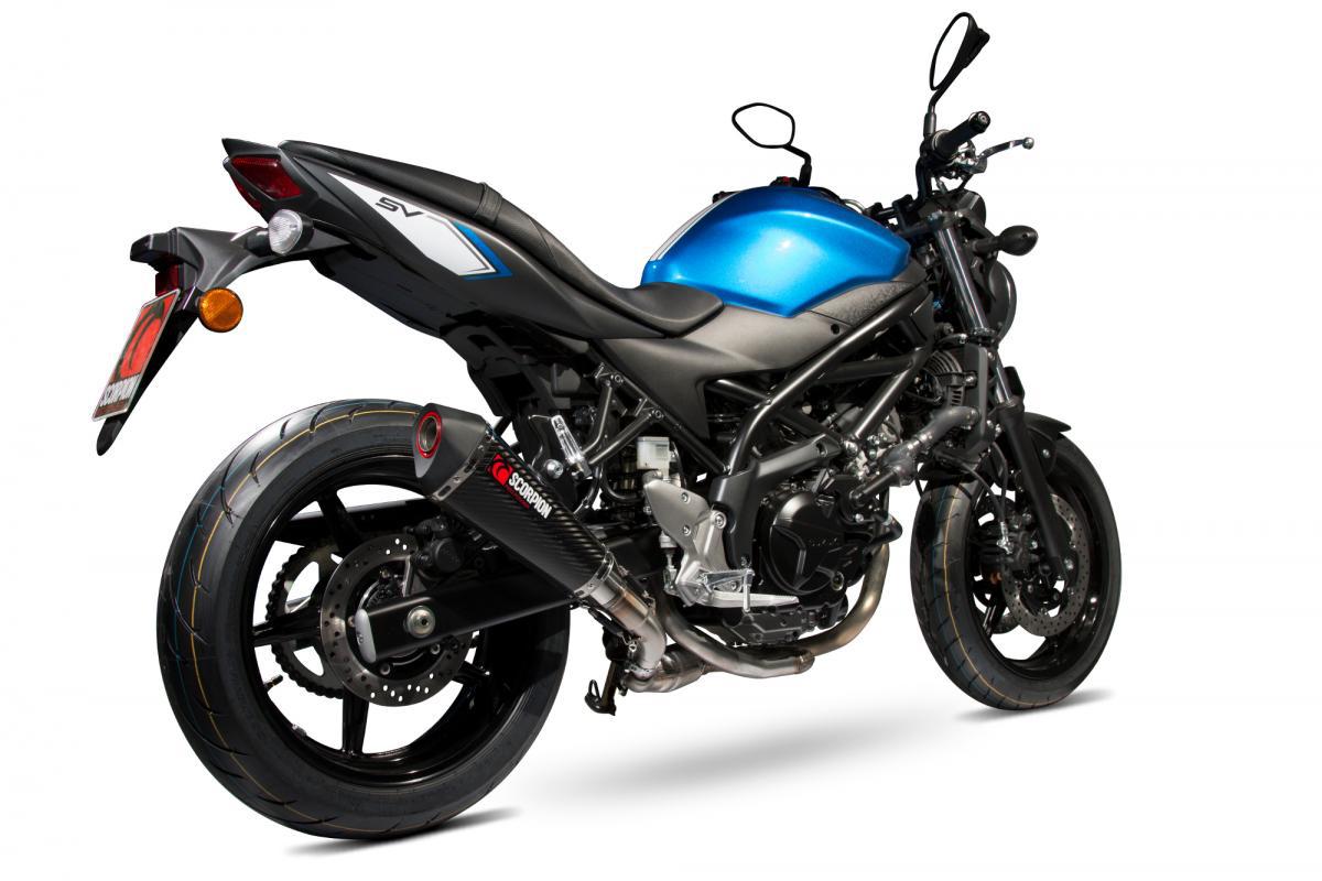 Suzuki SV650 (2016-2021) / SV650 X, (2018-2021) 2016-2021 Serket Taper Slip-on Carbon Fibre Sleeve