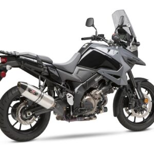 SUZUKI V-STROM 1050 2020 R-77 Stainless Slip-On Exhaust, w/ Stainless Muffler