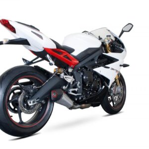Triumph Daytona 675 / Daytona 675 R 2013-2016 Serket Taper Slip-on Brushed Stainless Steel Sleeve