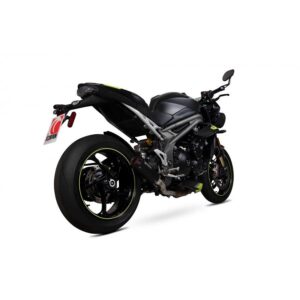 Triumph Speed Triple R / Speed Triple S / Speed Triple RS 2018-2020 Red Power Slip-on Black Ceramic Coated Sleeve