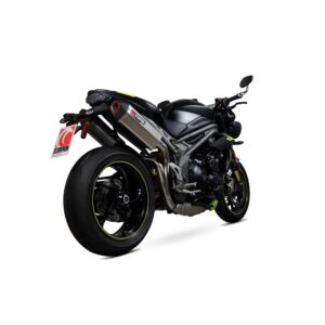 Triumph Speed Triple R / Speed Triple S / Speed Triple RS 2018-2020 Serket Parallel Slip-on (Pair) Titanium Sleeve
