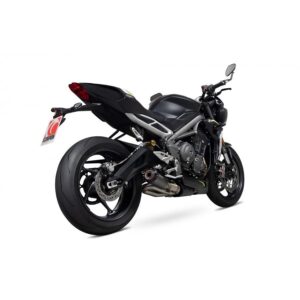 Triumph Street Triple 765 R / RS 2020-2022 Red Power Slip-on Black Ceramic Coated Sleeve