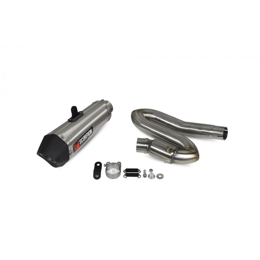 Triumph Street Triple 765 R / RS 2020-2022 Serket Taper Slip-on Brushed Stainless Steel Sleeve - Bild 2
