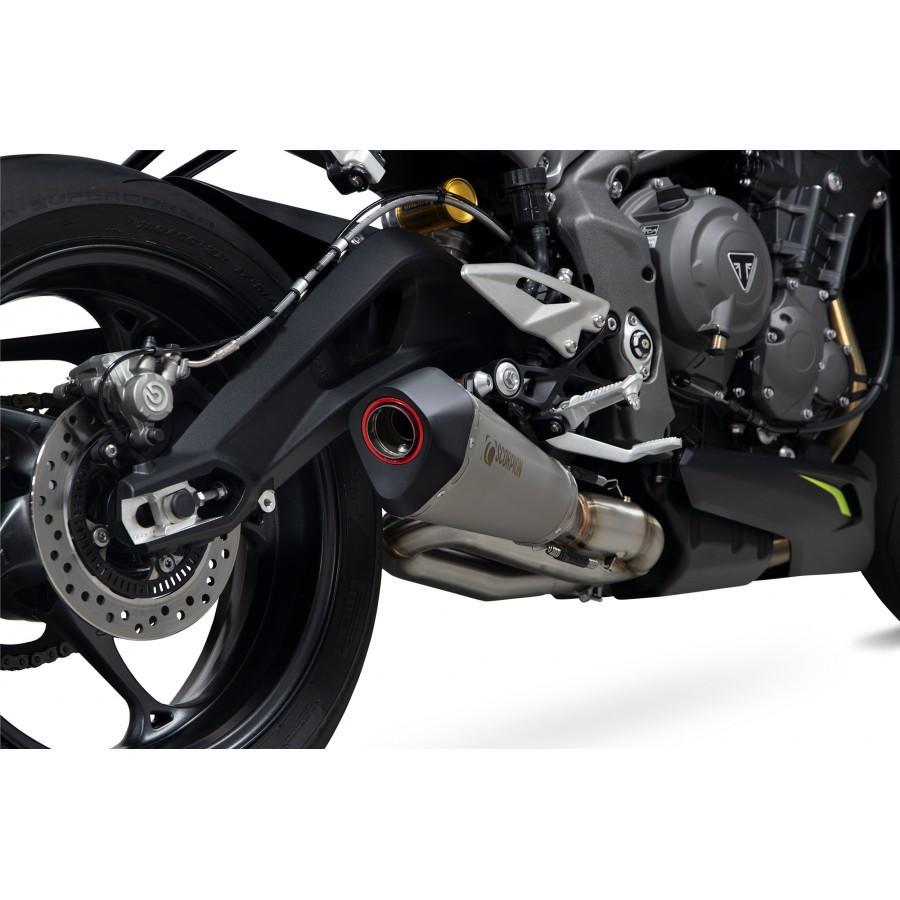 Triumph Street Triple 765 R / RS 2020-2022 Serket Taper Slip-on Titanium Sleeve - Bild 2