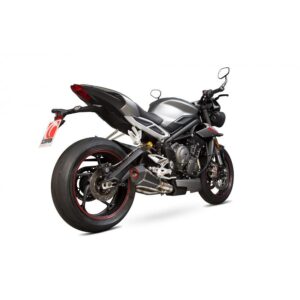Triumph Street Triple 765 R / Street Triple 765 S / Street Triple 765 RS 2017-2019 Serket Taper Slip-on Carbon Fibre Sleeve