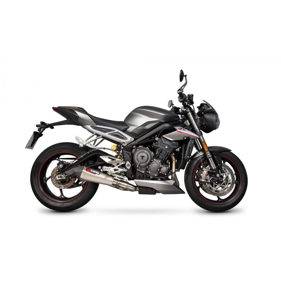 Triumph Street Triple 765 R / Street Triple 765 S / Street Triple 765 RS 2017-2019 Serket Taper Slip-on Titanium Sleeve - Bild 2