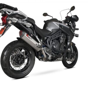 Triumph Tiger 1200 Explorer 2012-2015 Serket Parallel Slip-on Brushed Stainless Steel Sleeve