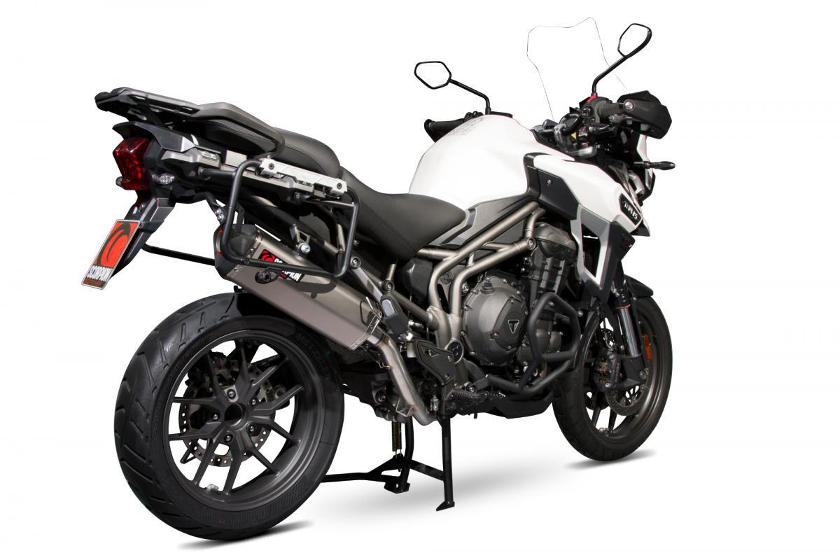 Triumph Tiger 1200 Explorer 2016-2021 Serket Parallel Slip-on Titanium Sleeve