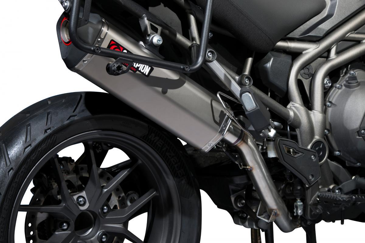 Triumph Tiger 1200 Explorer 2016-2021 Serket Parallel Slip-on Titanium Sleeve - Bild 4