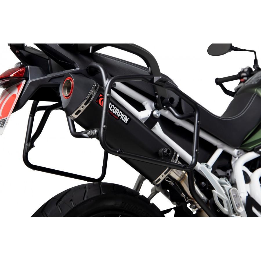 Triumph Tiger 900 (all models) 2020-2023 Serket Parallel Slip-on Black Ceramic Coated Sleeve. Fits with panniers - Bild 4