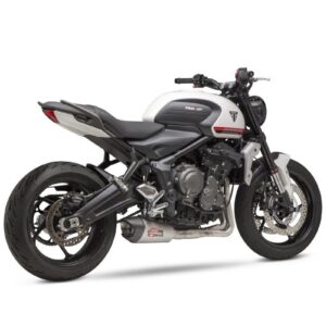TRIDENT 21-23 / 22 TIGER SPORT 660 Race AT2 Stainless Full Exhaust, w/ Stainless Muffler