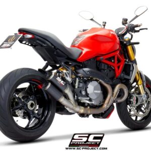 Twin CR-T dual muffler, carbon fiber