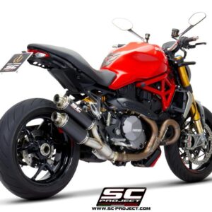 Twin GP carbon exhaust - MONSTER 1200 R (2016)