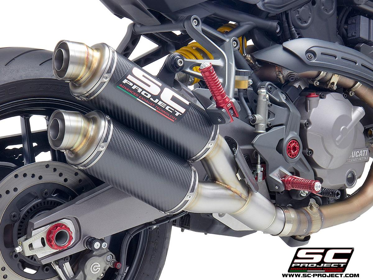 Twin GP carbon exhaust - MONSTER 821 (2018 - 2020) - Bild 2