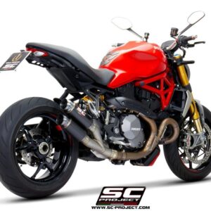 Twin GP70-R dual muffler, Carbon fiber