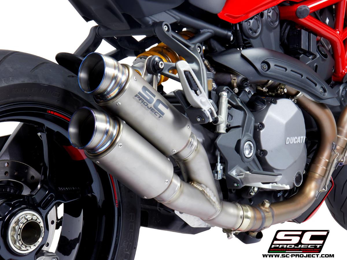 Twin GP70-R dual muffler, titanium - Bild 3