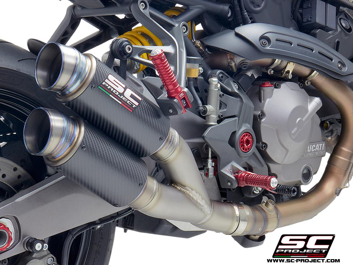 Twin GP70-R dual muffler, Titanium - Bild 2