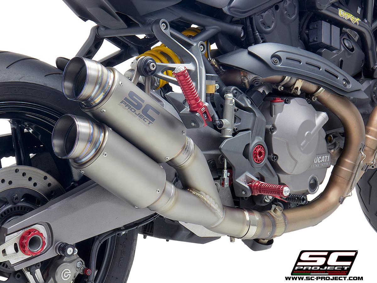 Twin GP70-R dual muffler, Titanium - Bild 3