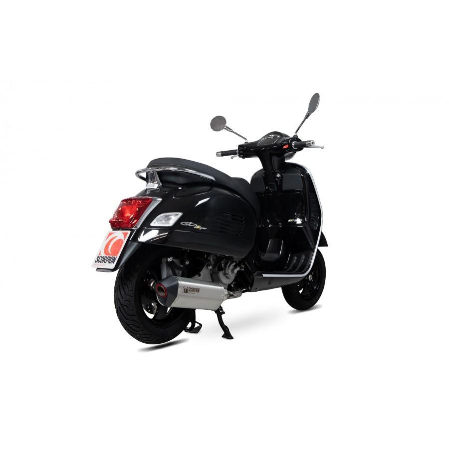 Vespa GTS 125 / 300 HPE (all models) 2019-2020 Serket Parallel Slip-on Brushed Stainless Steel Sleeve