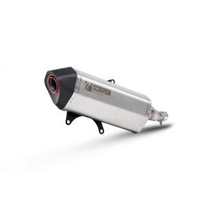 Vespa GTS 125 iGET (Euro 5) 2020-2022 Serket Parallel Slip-on Brushed Stainless Steel Sleeve