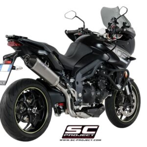 X-Plorer titanium exhaust, high mount - TIGER SPORT 1050 (2016 - 2020)