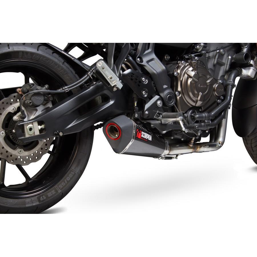 Yamaha MT-07 Tracer (2016-2019) / MT-07 Tracer GT (2019) 2016-2019 Serket Taper Full System Carbon Fibre Sleeve - Bild 3